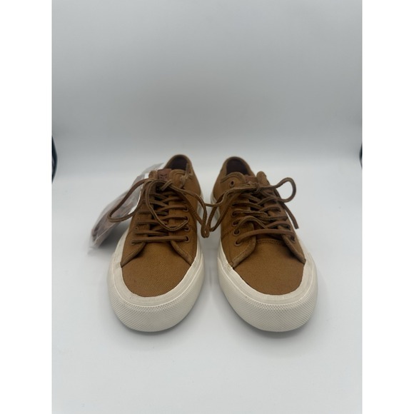 Frye Ludlow Canvas Low Top Sz. 7.5 Brown - Picture 2 of 9